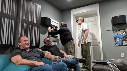 Marty and Donnie try to turn on the TV